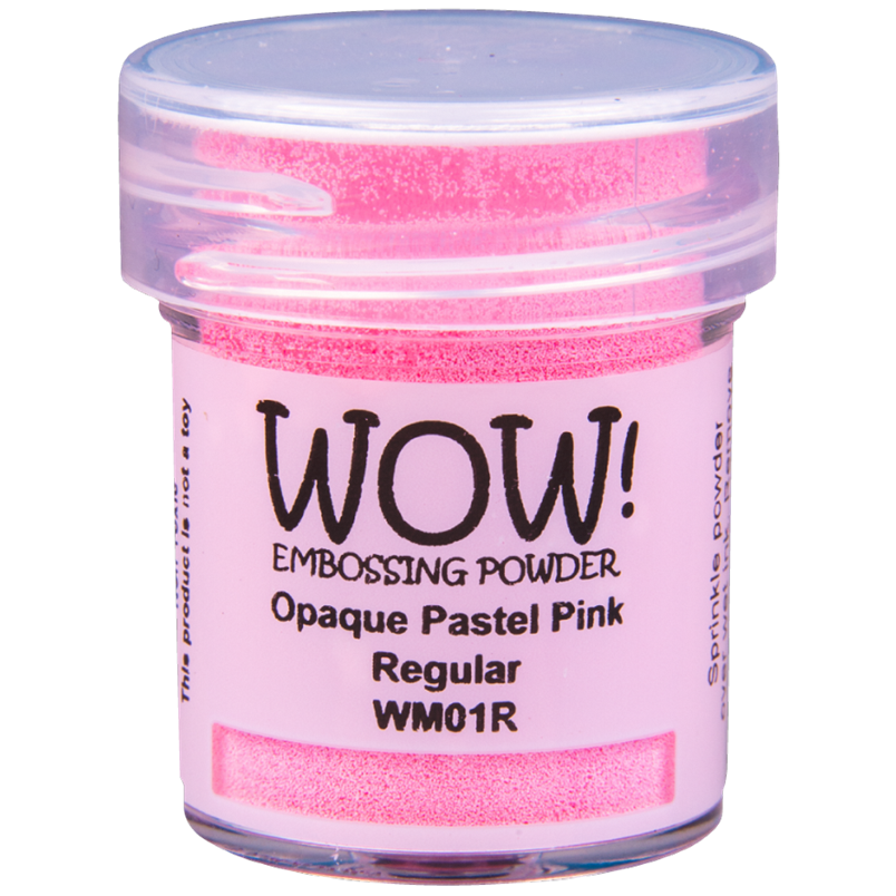 WOW Embossing Pulver - Opaque Pastel Pink
